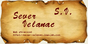 Sever Velanac vizit kartica